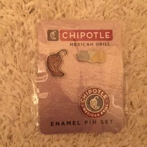 Chipotle Enamel Pin Set